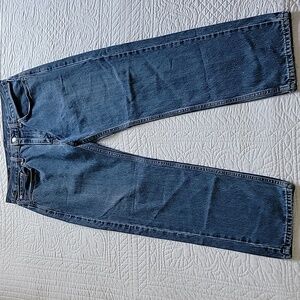 Levi's 505 Mens Classic Blue Jeans Size W34 L30 Roomier Fit In The Thighs/Ankle